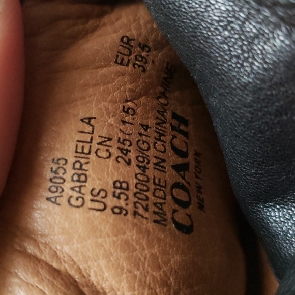 Coach Gabriella boots. Gently used. - Picture 5 of 16